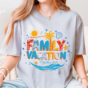 Family Vacation 2025 Making Memories Together Matching Group png, Making memories together, Vacation shirts png, Digital Download