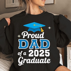 Diseño de graduación para papá orgulloso 2025 (png), graduación de la clase de 2025 (png), regalo de graduación (png), sublimación de orgullo de padre graduado