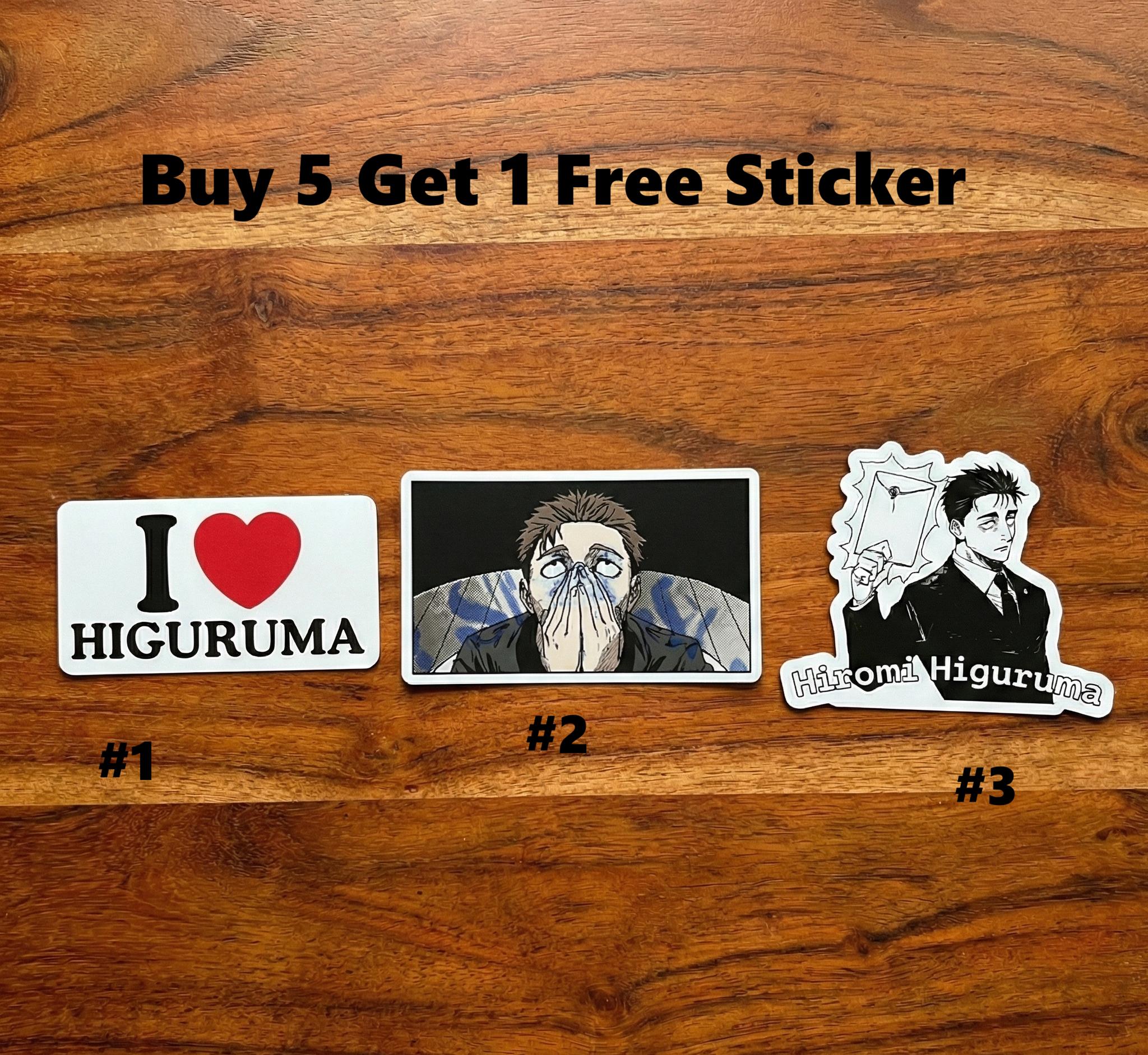 I Love Higuruma Sticker - Etsy