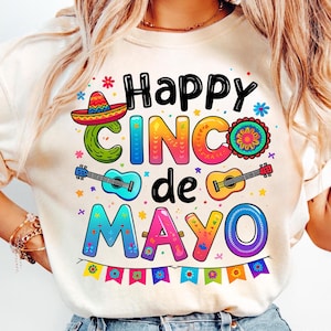 Happy Cinco De Mayo Shirts mannen vrouwen kinderen Mexican Fiesta PNG, Mexican Dab Dabbing, poncho Cinco de Mayo Mexican Fiesta Party