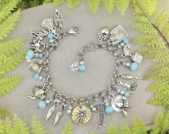 Anne of Green Gables Gilbert PEI Canada LM Montgomery Classic Inspired Charm Bracelet