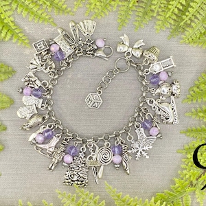 Nutcracker Ballet Mouse King Christmas Santa Toys Sugar Plum Fairy Charm Bracelet