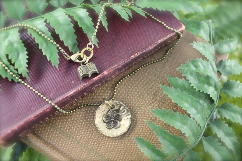Enola Inspired The Future Is Up To Us Suffragette Vintage Charm Necklace