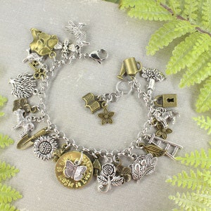 The Secret Garden Inspired Magic in Everything Burnett Classic Book Charm Bracelet