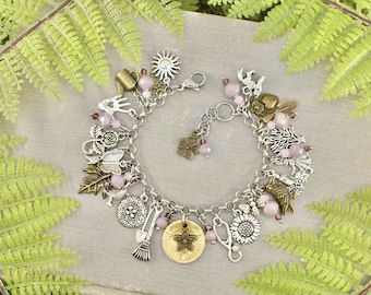 The Secret Garden Flowers Gardener Love Childrens Classic Charm Bracelet