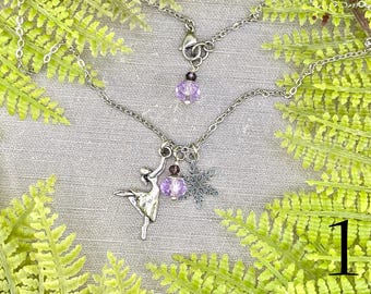 Nutcracker Ballet Christmas CHOOSE STYLE Dance Ballet Christmas Holiday Holly Charm Necklace