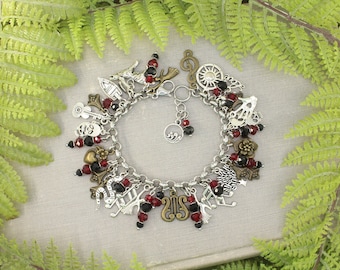 Orpheus Eurydice Hades Persephone Greek Gods Underworld Myth Music Love Tragedy Charm Bracelet