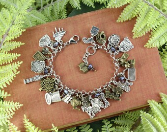 Importance of Being Earnest Oscar Wilde Inspired Love Romantic Book Charm Bracelet