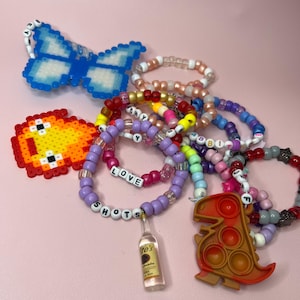 Kandi Singles | Customizable Beaded bracelets kandi trading PLUR EDM Festival Gear Bundle