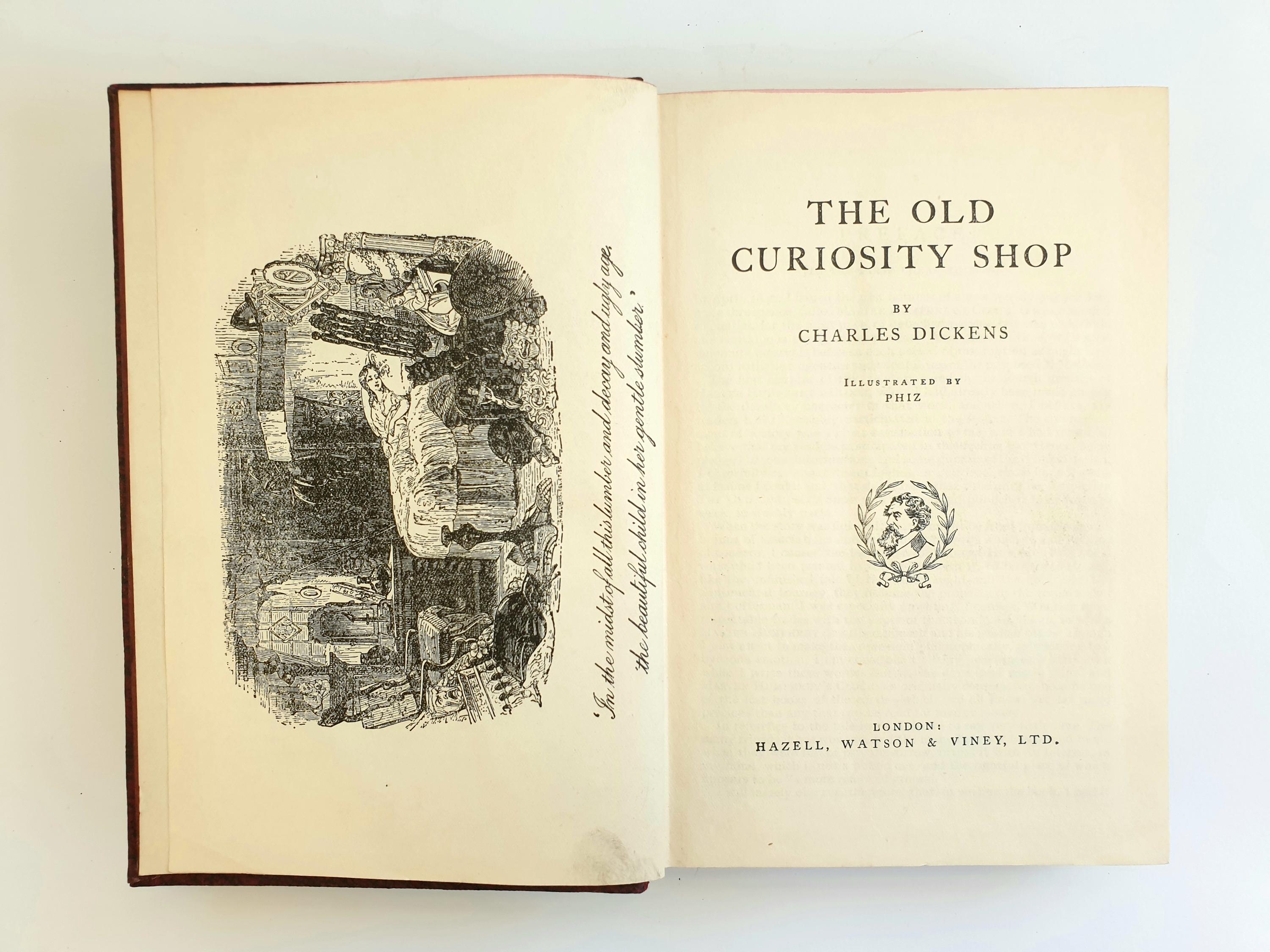 Vintage - Charles Dickens, the Old Curiosity Shop, A Child's