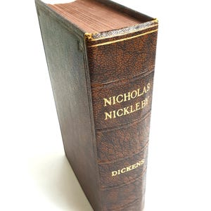 Vintage - Charles Dickens, Nicholas Nickleby, Hardback Book, Odhams Press, 1930s