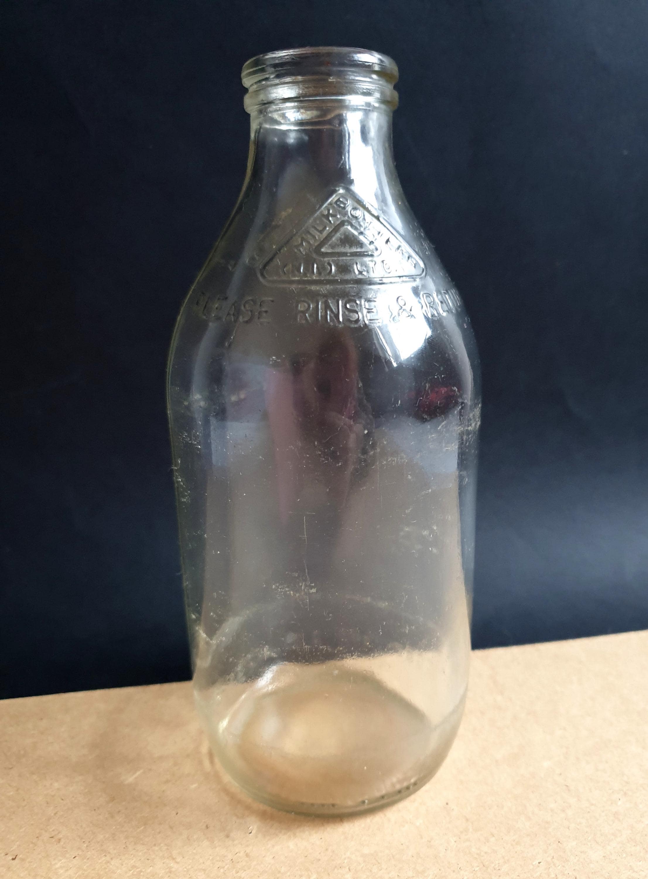 1950s milk bottle - Etsy 日本