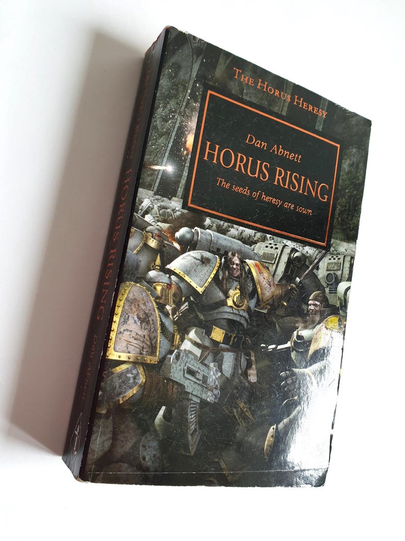 Vintage - Serie La Herejía de Horus, Horus Ascendente, por Dan Abnett, libro de bolsillo imagen 2