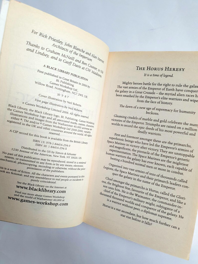 Vintage - Serie La Herejía de Horus, Horus Ascendente, por Dan Abnett, libro de bolsillo imagen 7