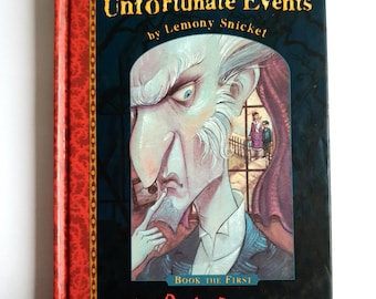 Vintage - Lemony Snicket, A Series Of Unfortunate Events, The Bad Beginning, Book One, Hardback book, 2001