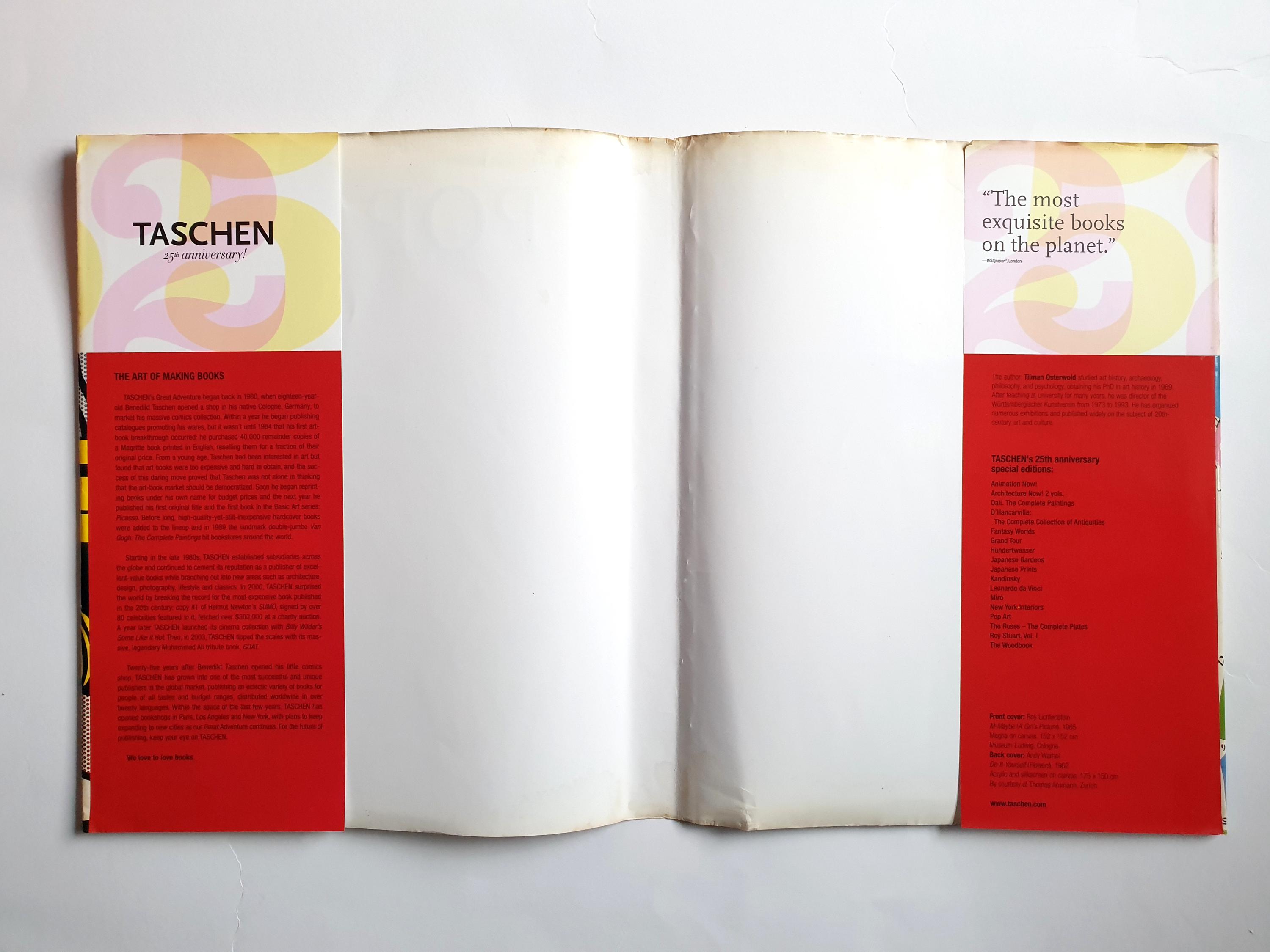 Vintage - Taschen 25th Anniversary, Pop Art, Hardback Book, 2000s