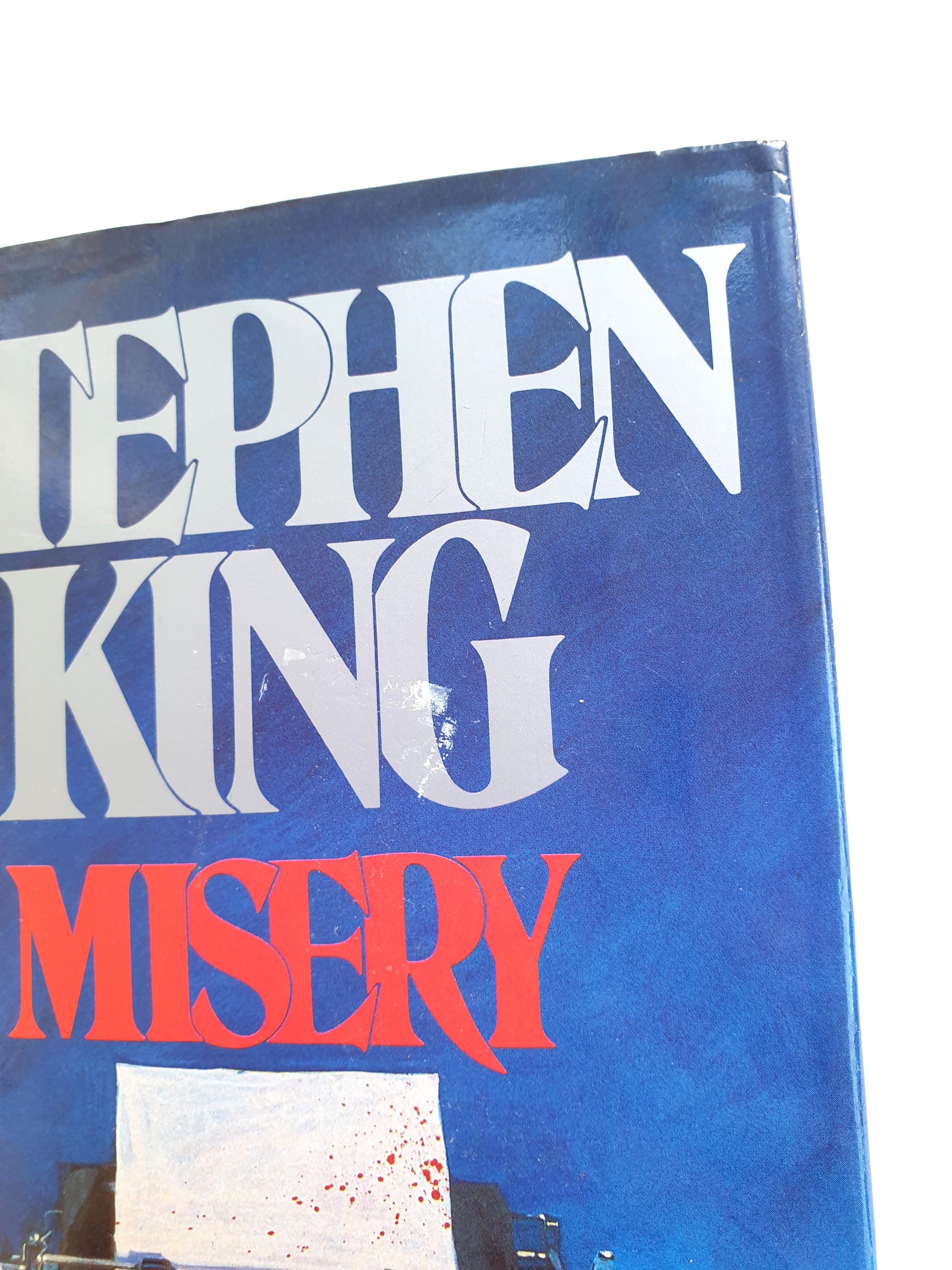 Misery Paperback Vintage - Stephen King, Misery, Hardback Book, 1987 - Etsy