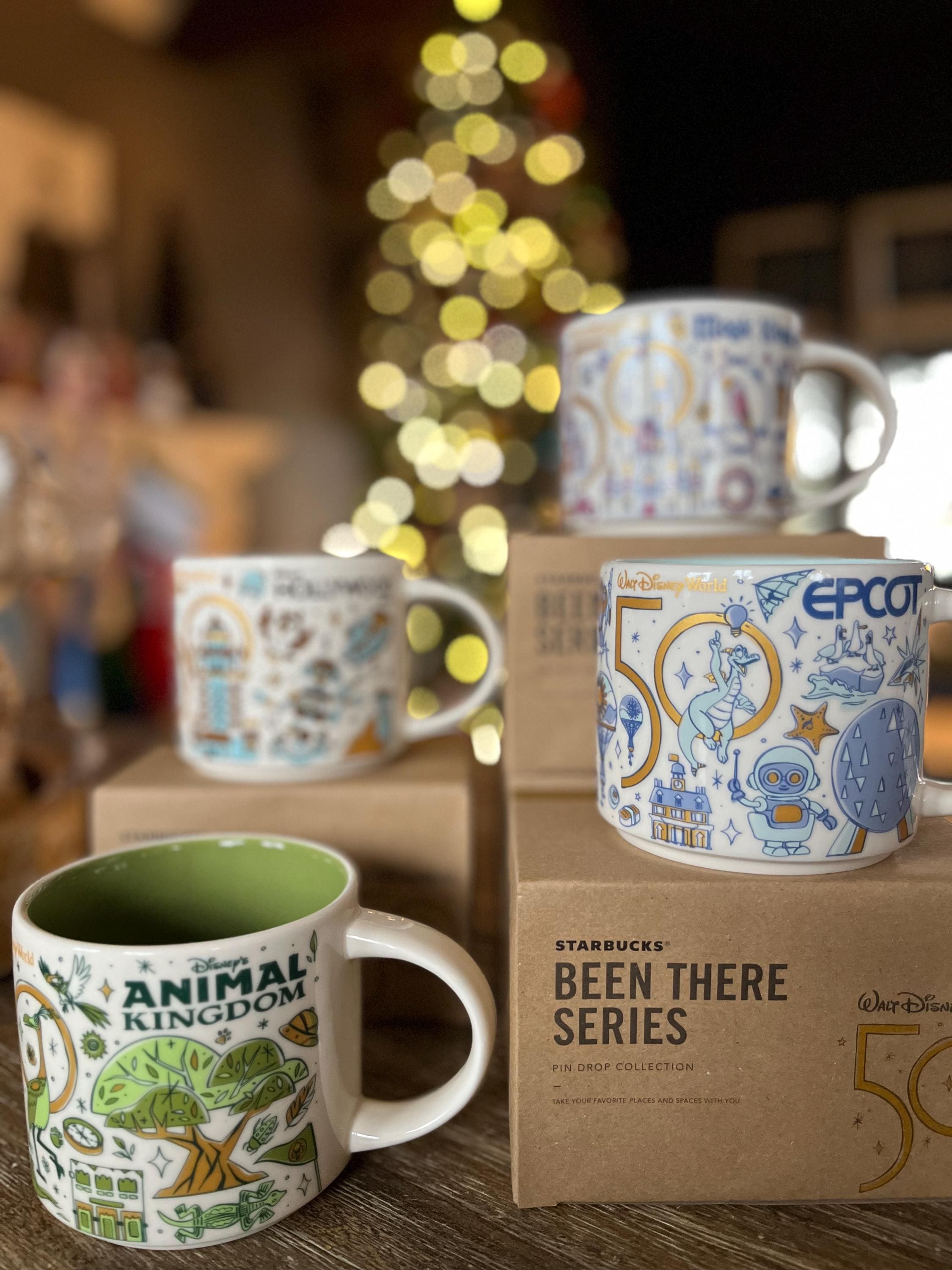 Starbucks Disney 50th Anniversary You Are Here Series Mugs. NIB