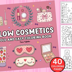 Glow Cosmetics Bold And Easy Coloring book