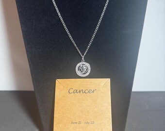 Silver Zodiac Sign Necklace