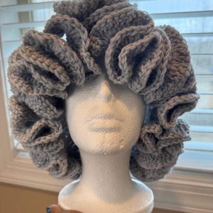Crochet Ruffle Hat