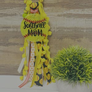 Baseball Softball Mom Bogg Taschenanhänger Benutzerdefinierte Glitter Schlüsselbund Accessoire Sport Mom Geschenk Handmade Bag Tag