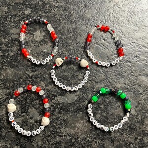 Twenty One pilots Heavydirtysoul inspired beaded bracelets