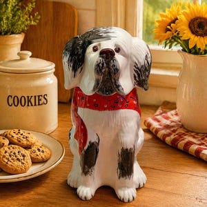 Vintage Italiaanse hondenkoektrommel