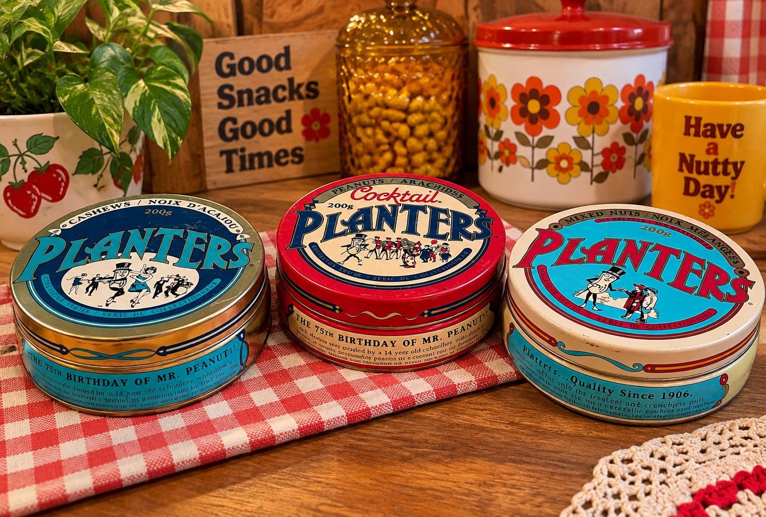 Mr Peanut Tins Vintage - Etsy