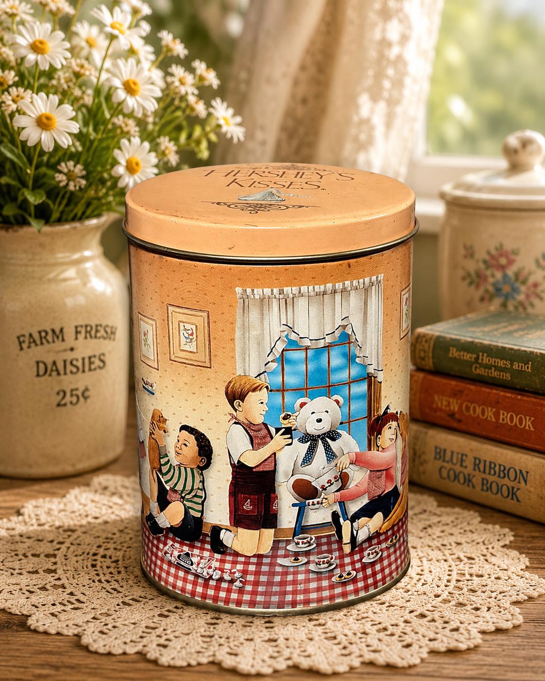 Vintage Hershey's Hometown Series Canister - Etsy