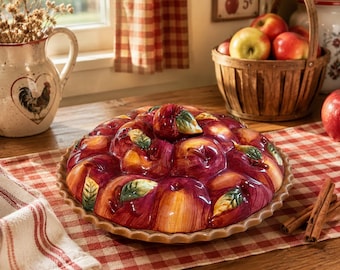 Piatto per torta di mele con coperchio della collezione Vintage Gallery