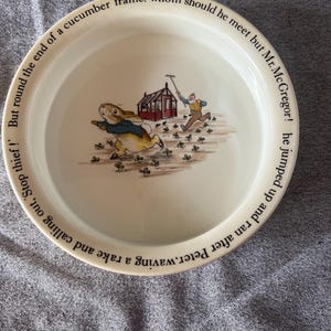 Beatrix Potter Childs Porridge bowl