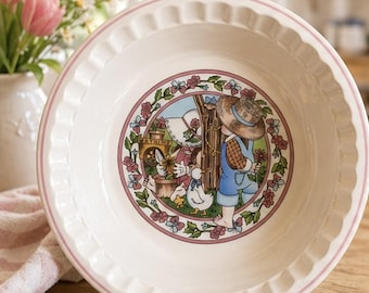 Vintage Watkins Country Kids Pie Plate