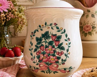 Pote de biscoitos Berryvine da Vintage Tabletops Unlimited