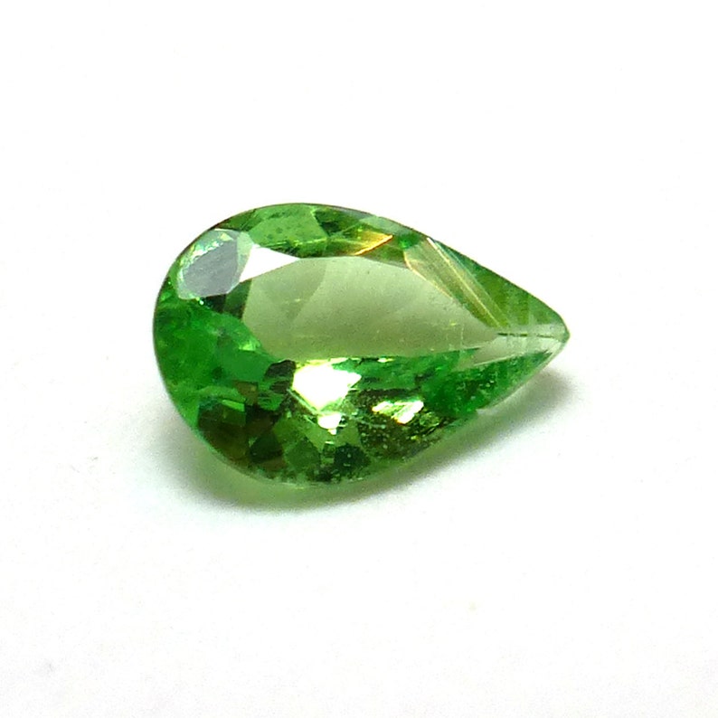 Tsavorite Loose Gemstone 4x3 mm Pear .125 Carats Hand Etsy