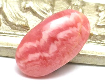 18.6 Carats Rhodochrosite Cabochon Perfect DIY Gemstone For Jewelry Making or Wire Wrapping Pink Fleshy Jelly Gem Very Good Quality