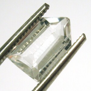 White Topaz Loose Gemstone Designer Hand Cut Flawless Clarity AAA Grade Perfect for PMC or Metal Clay Jewelry image 2