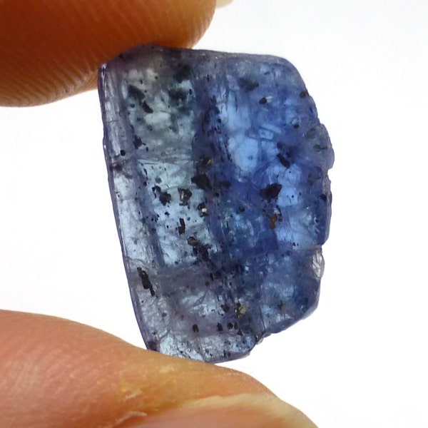 10,3 carats Cabochon tanzanite en cristal unique en son genre fait main par Lisajoy Sachs - Tanzanie Afrique Gemstone Blurple Pièce unique