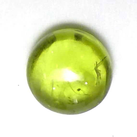 Peridot Cabochon 6mm Round Loose Gemstone Hand Cut Gem Stone AAA