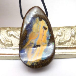 43.53 carats Queensland Australian Boulder Opal Bead or Cabochon Pendant Free Form Handmade Designer One of a Kind Authentic Natural