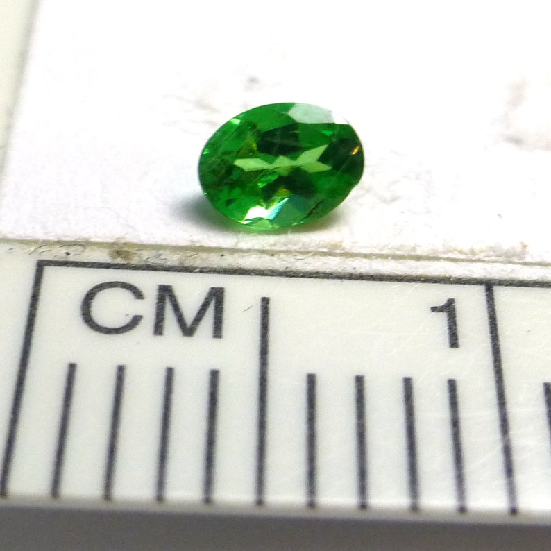 Tsavorite Loose Gemstone Hand Faceted 3x4 4x3 Mm Oval Etsy