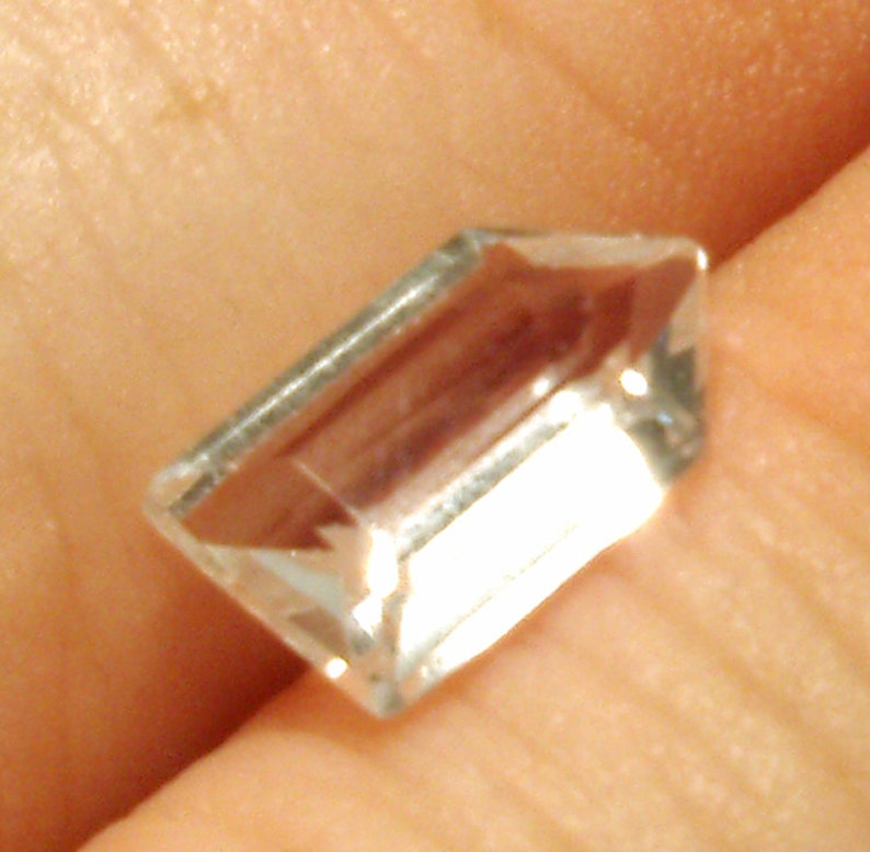 White Topaz Loose Gemstone Designer Hand Cut Flawless Clarity AAA Grade Perfect for PMC or Metal Clay Jewelry image 4