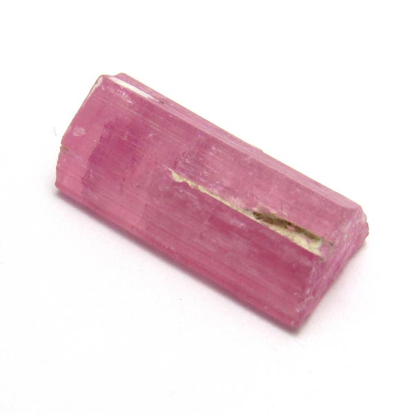 9.3 Carats Pink Tourmaline Crystal Specimen Small Natural Gemstone Raw Faceting Rough Stick One of a kind Rare Rare Brazillian