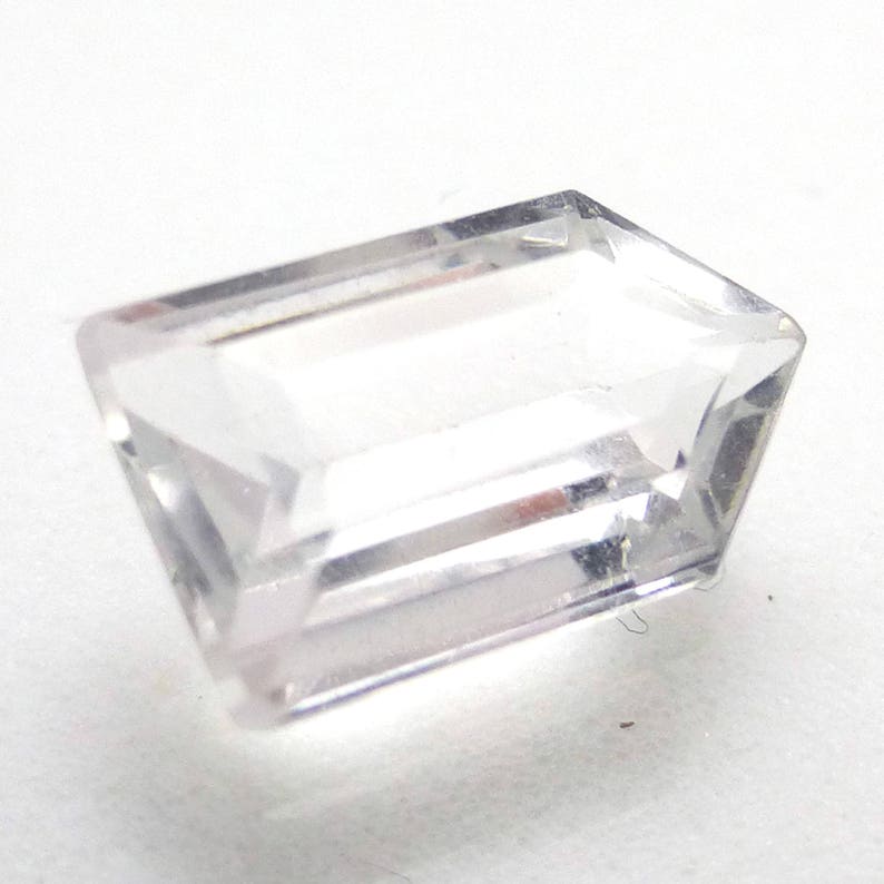 White Topaz Loose Gemstone Designer Hand Cut Flawless Clarity AAA Grade Perfect for PMC or Metal Clay Jewelry image 10