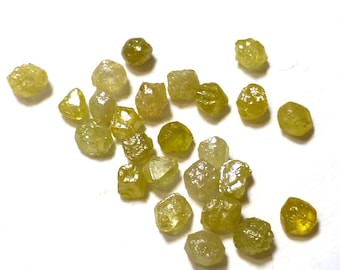 0.145 Carats ONE Rough Raw Diamond Gemstone Yellow Canary Lemon Little Tiny Stacking Rings Diamonds Jewelry Design One of a Kind