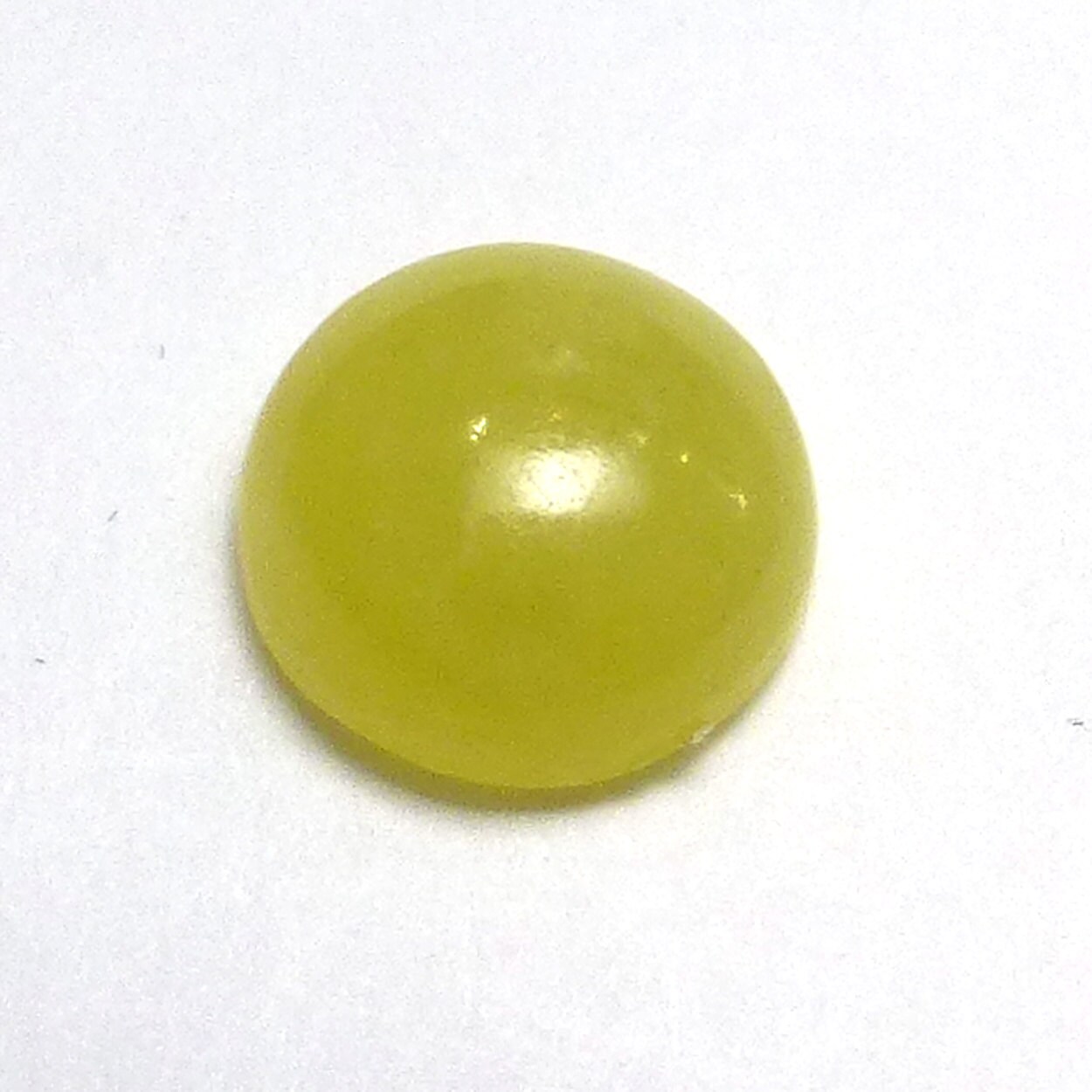 Yellow Olive Jade Cabochon Cabochon 7mm Round Domed Ring Rings Etsy