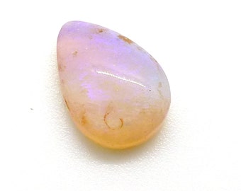 1.115 Carats Rare Queensland Australian Pipe Boulder Opal Cabochon Small Tiny Mini Miniature Teensie Teardrop Precious Crystal Opals for