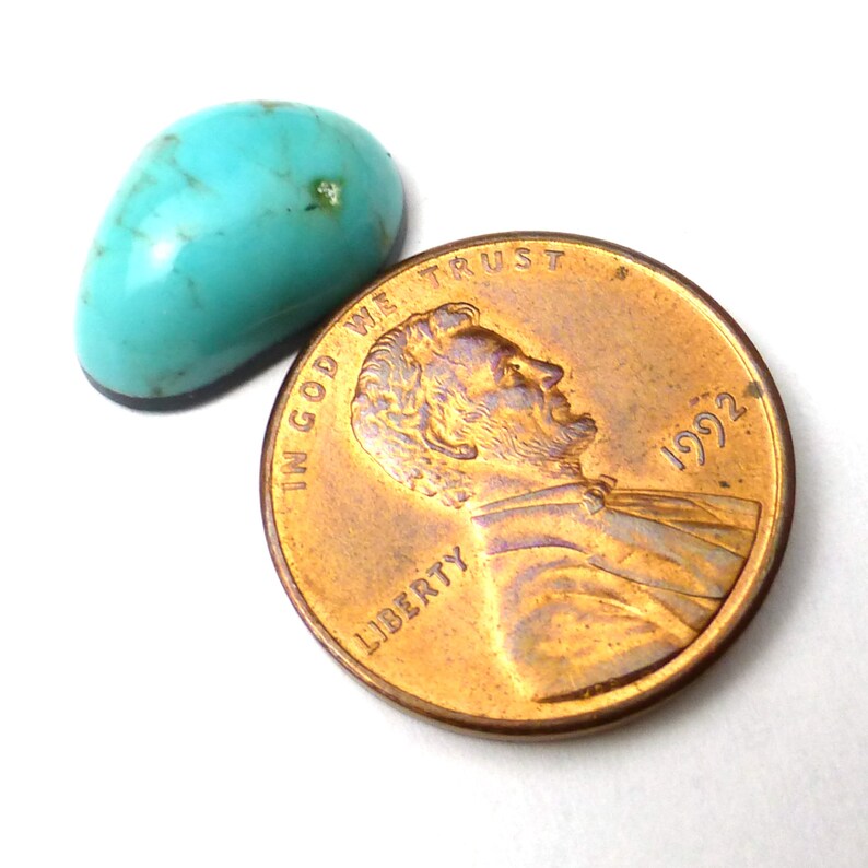 Sleeping Beauty Turquoise Cabochon Free form Perfect Ring Stone Rings Sky Blue Aqua Jewelry Designer ONE Stone Necklace Globe Arizona USA