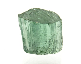 19.5 CTS ブルー/グリーントルマリンスライス結晶標本、ブラジル