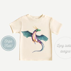 Fantasy Dragon Toddler T-Shirt, Dragon Baby Onesie®, Cute Dragon Bodysuit, Fantasy Dragon Kids Shirt